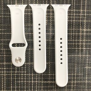 White Apple Watch band authentic OEM 38 40mm